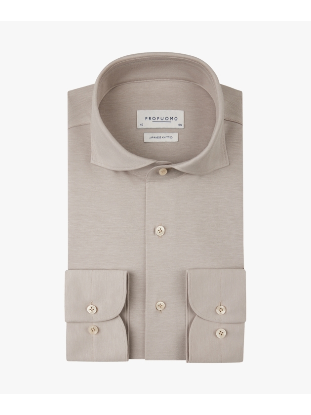 Profuomo SHIRT X-CUTAWAY SF SC BEIGE F Beige