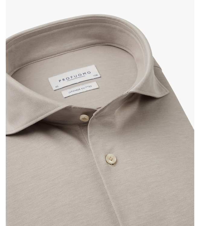 Profuomo SHIRT X-CUTAWAY SF SC BEIGE Beige