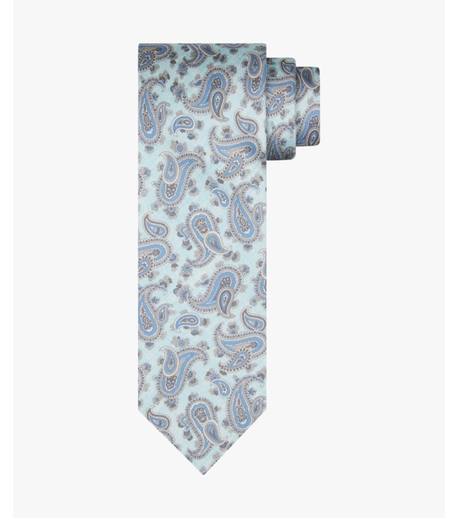 Profuomo TIE SILK PRINT AQUA Aqua