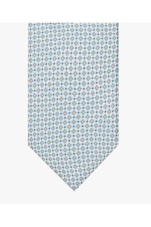 Profuomo TIE SILK PRINT AQUA Aqua