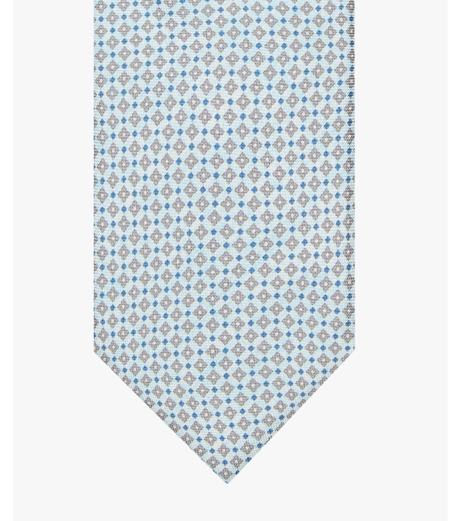 Profuomo TIE SILK PRINT AQUA Aqua