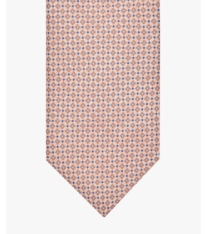 Profuomo TIE SILK PRINT ORANGE Orange