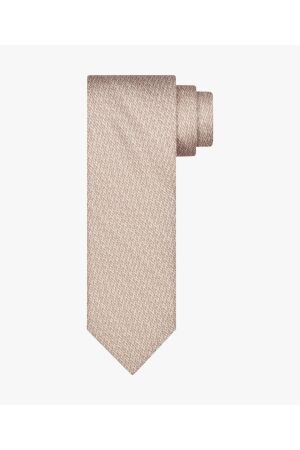 Profuomo TIE SILK PRINT BEIGE Beige