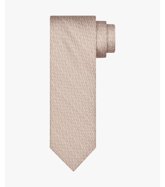 Profuomo TIE SILK PRINT BEIGE Beige
