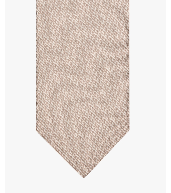 Profuomo TIE SILK PRINT BEIGE Beige