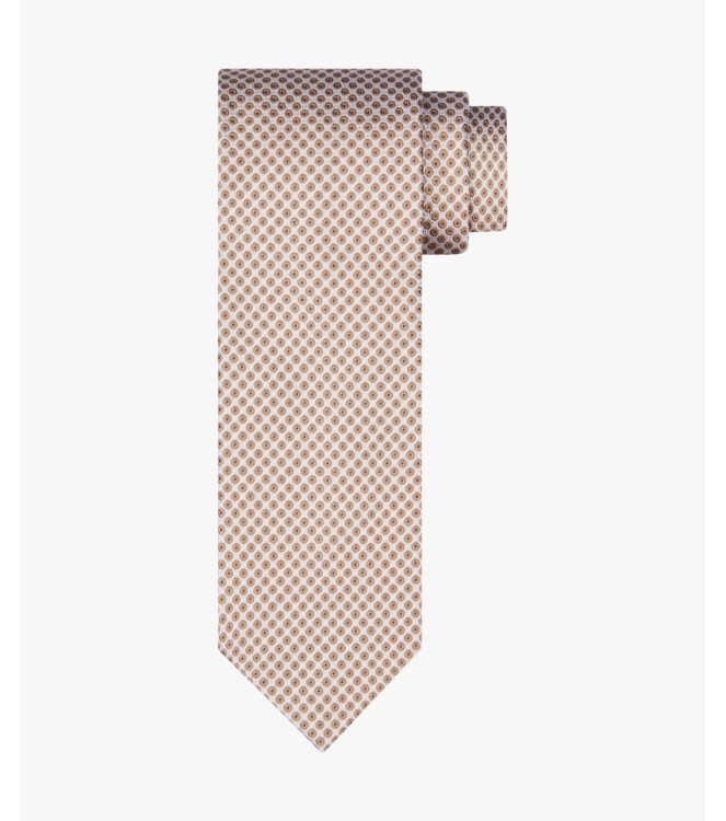 Profuomo TIE SILK WOVEN BEIGE Beige