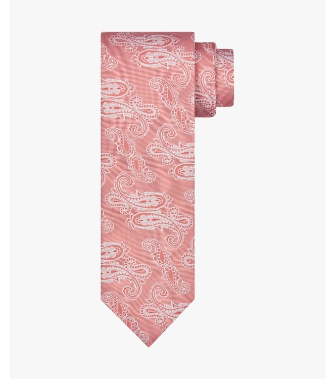 Profuomo TIE SILK WOVEN CORAL Coral