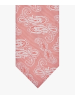 Profuomo TIE SILK WOVEN CORAL Coral