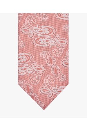 Profuomo TIE SILK WOVEN CORAL Coral