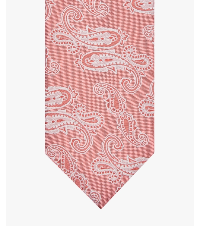 Profuomo TIE SILK WOVEN CORAL Coral
