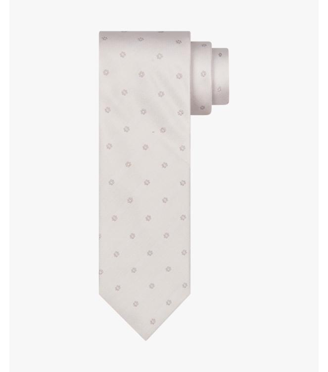 Profuomo TIE SILK WOVEN OFF WHITE Offwhite