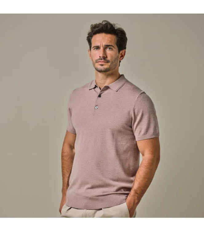 Profuomo POLO SS DARK PINK Dark pink