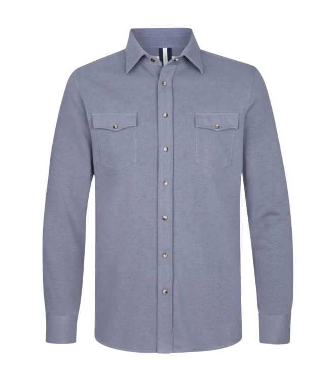 Profuomo OVERSHIRT WESTERN BLUE Blue