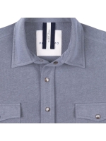 Profuomo OVERSHIRT WESTERN BLUE Blue