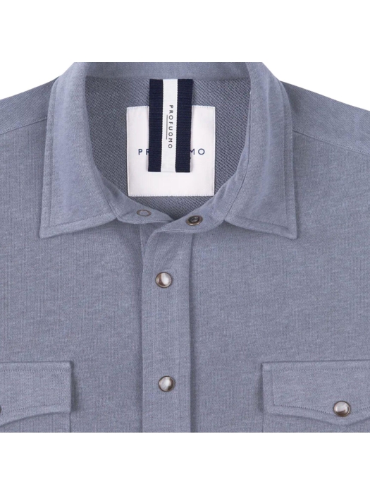 Profuomo OVERSHIRT WESTERN BLUE Blue