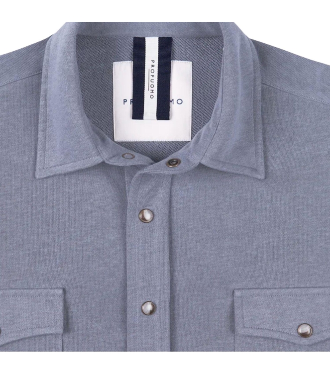 Profuomo OVERSHIRT WESTERN BLUE Blue