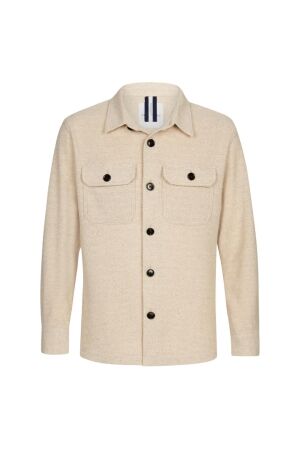 Profuomo OVERSHIRT KNITTED BEIGE Beige