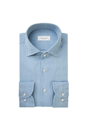 Profuomo SHIRT ONE PIECE SC SF  BLUE Blue