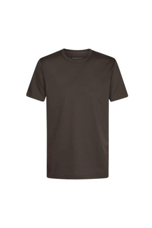 Profuomo T-SHIRT JAPANESE KNIT BROWN Brown