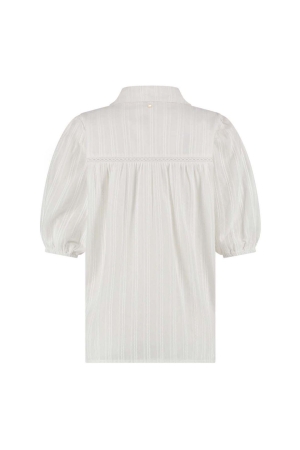 Tramontana Short-Sleeved Fancy Blouse 001100 Off white