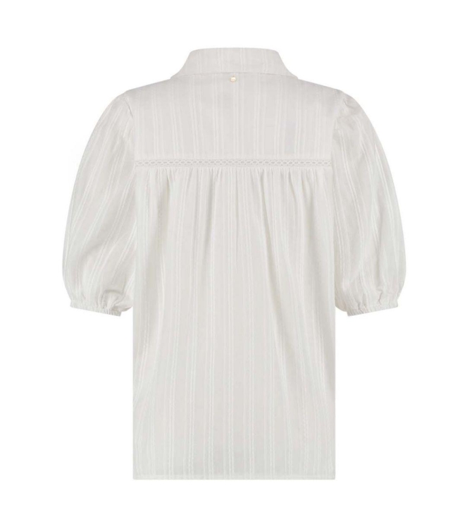 Tramontana Short-Sleeved Fancy Blouse 001100 Off white