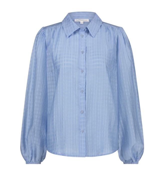 Tramontana Volume-Sleeve Blouse 005045 Sky blue