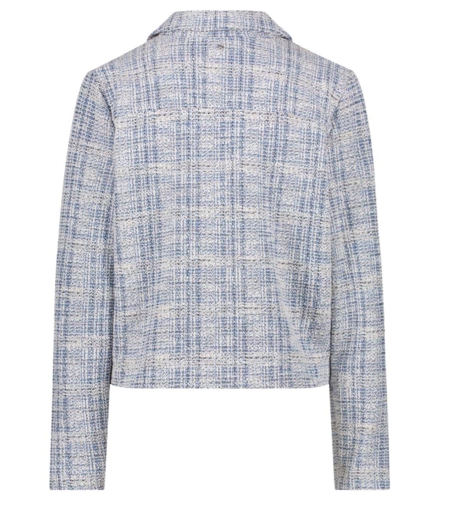 Tramontana Stretch Tweed Jacket 005048 Saphire blue