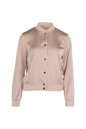 Tramontana Hammered-Satin Bomber Jacket 002000 Sand