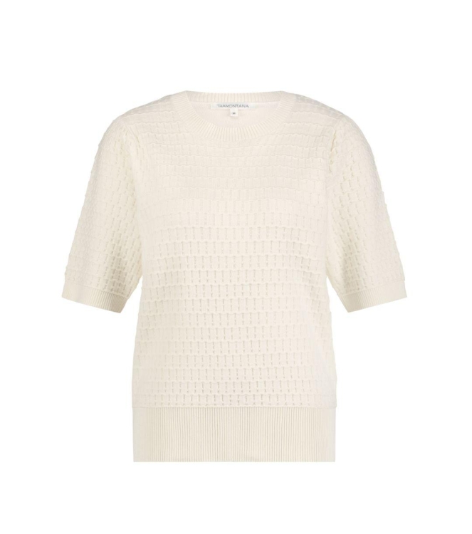 Tramontana Fancy Stitch Jumper 001100 Off white