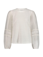 Tramontana Fancy Fabric Mix Top 001100 Off white