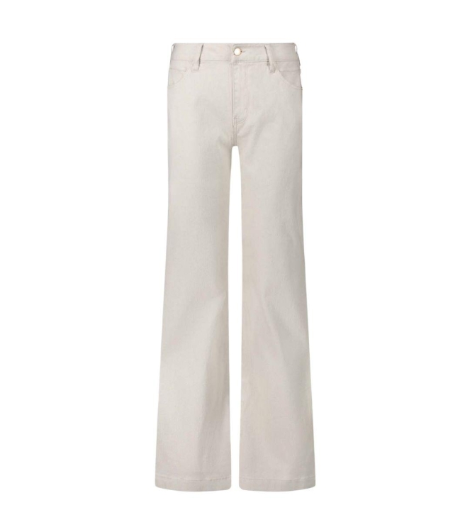 Tramontana Lurex Wide-Leg Denim Trousers 002040 Light sand