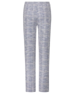 Tramontana Stretch Tweed Trousers 005048 Saphire blue