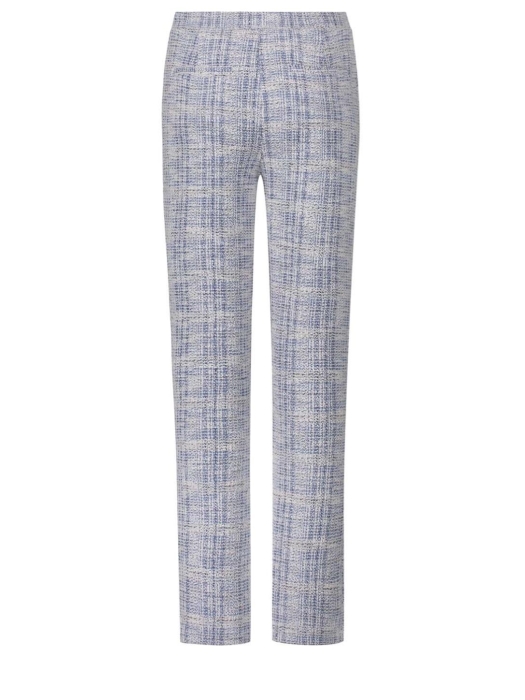 Tramontana Stretch Tweed Trousers 005048 Saphire blue