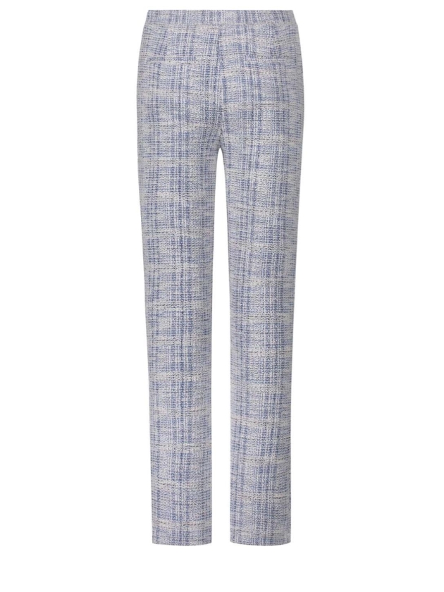 Tramontana Stretch Tweed Trousers 005048 Saphire blue