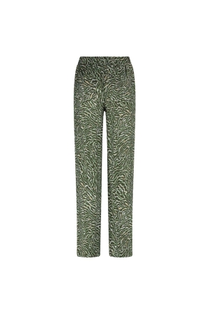 Tramontana Trousers Zebra Swirl 009996- Print Greens