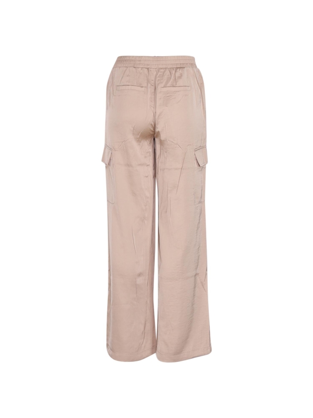 Tramontana Hammered-Satin Trousers 002000 Sand