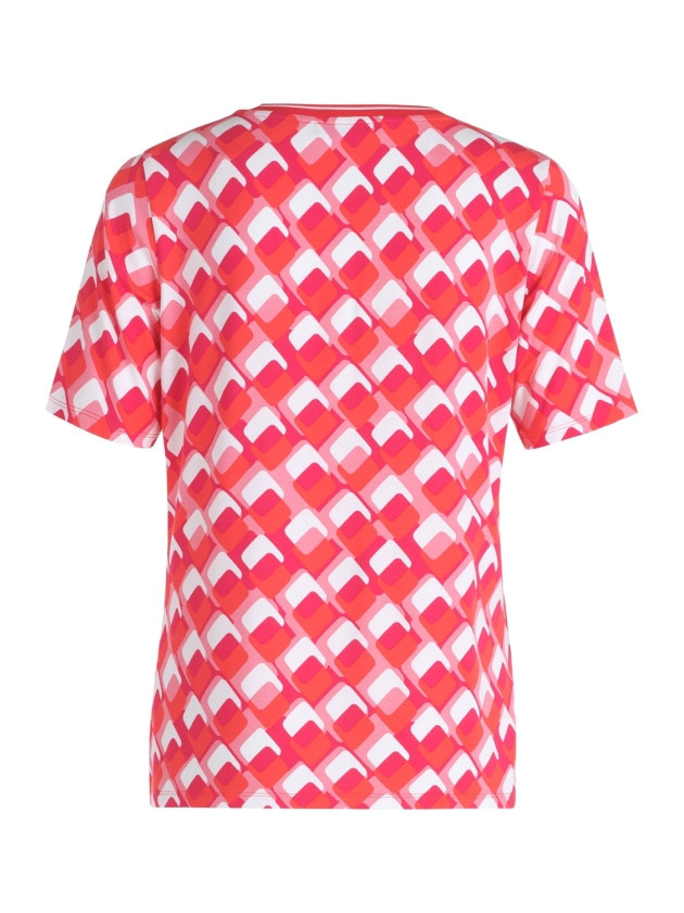 Betty Barclay Shirt Kurz 1/2 Arm 4811 Red/cream