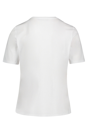 Betty Barclay Shirt Kurz 1/2 Arm 1940 Patch white/red