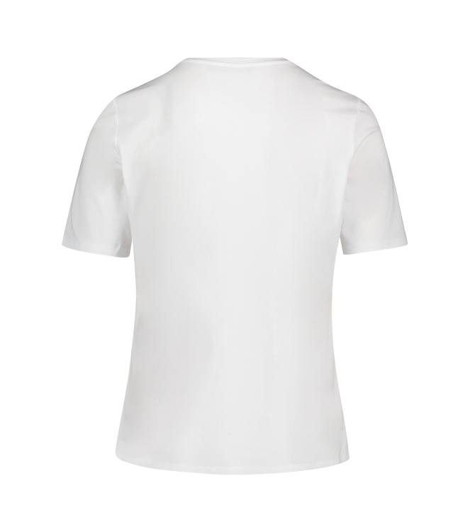 Betty Barclay Shirt Kurz 1/2 Arm 1940 Patch white/red