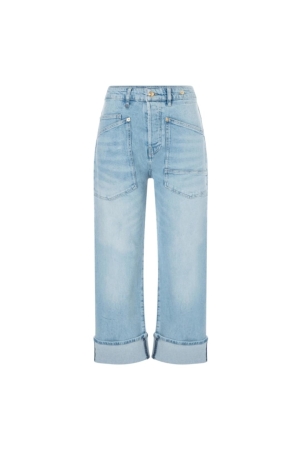 MAC BAGGY D205 Light blue net washed