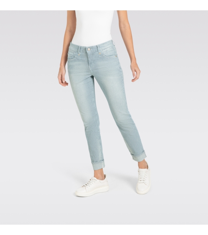 MAC RICH SLIM D179 Cool river blue striped
