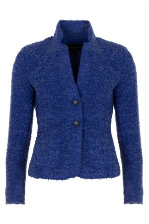 B-Three Blazer boucle 456_cobalt