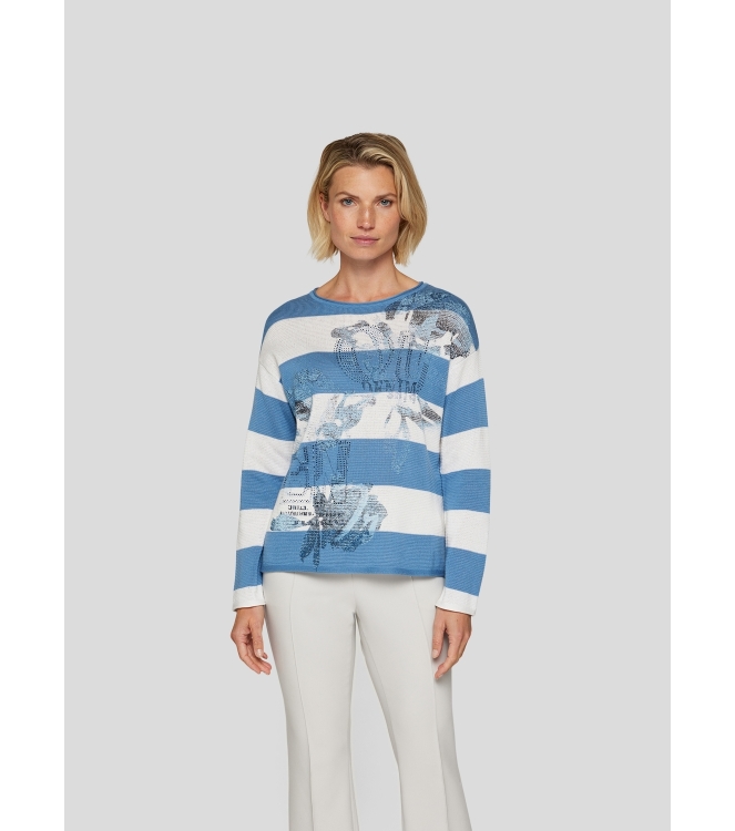 Rabe PULLOVER 4319 Hell blau