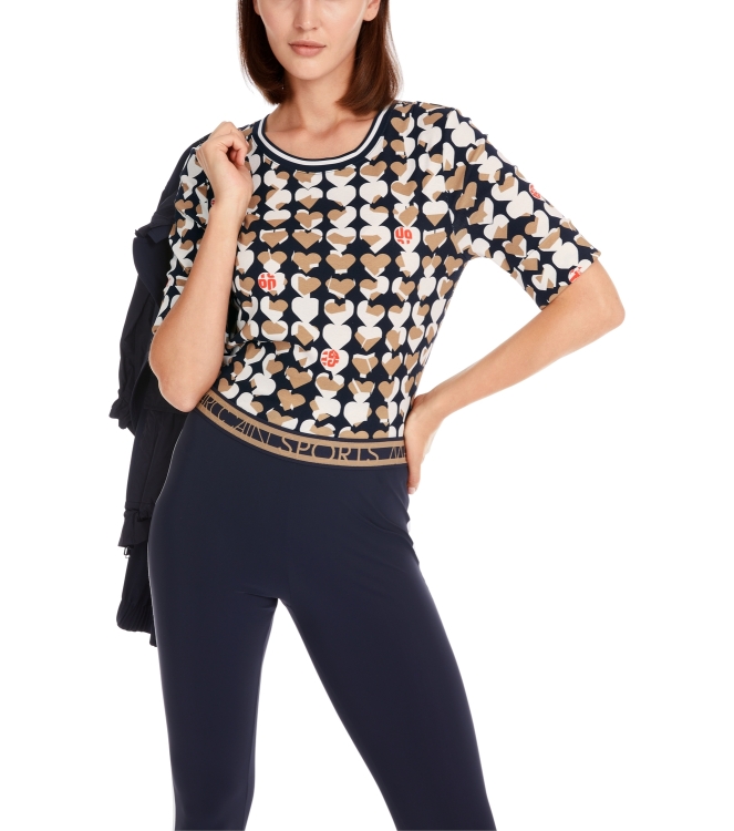 MarcCain Sports T-Shirt 349 Navy