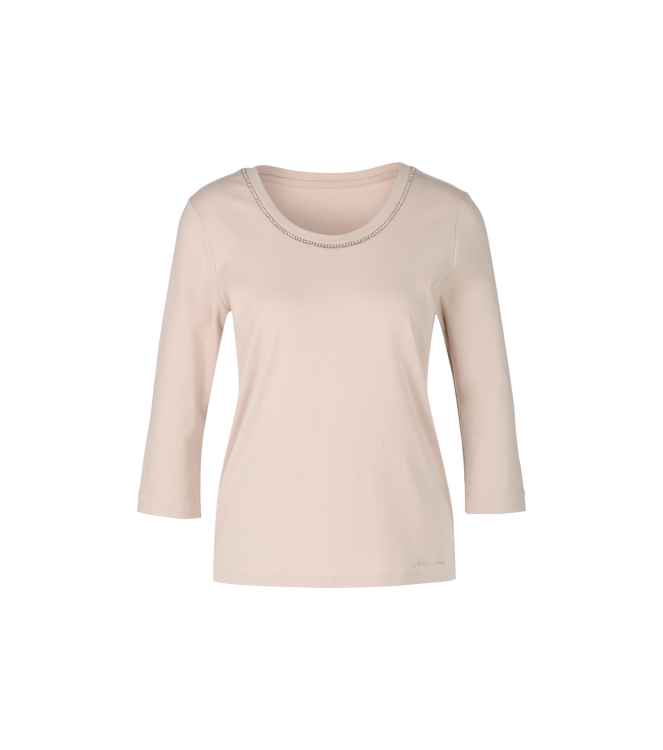 MarcCain Collections T-Shirt 127 Deep pearl