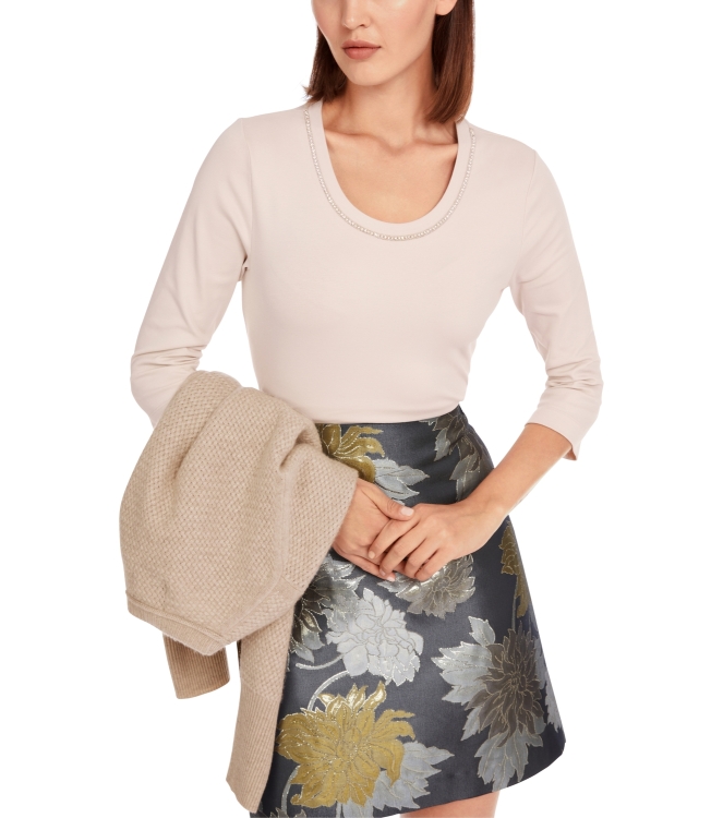 MarcCain Collections T-Shirt 127 Deep pearl