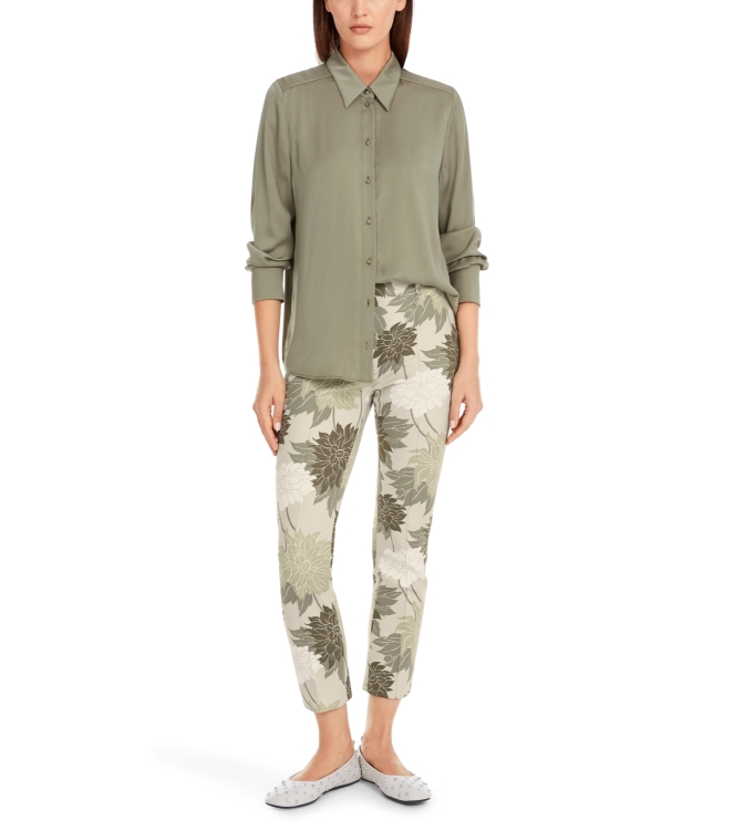MarcCain Collections Bluse 581 Sage powder
