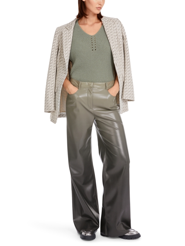 MarcCain Collections Hose WARRI 581 Sage powder