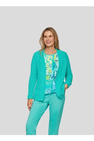 Rabe Strickjacke 4420 Smaragd