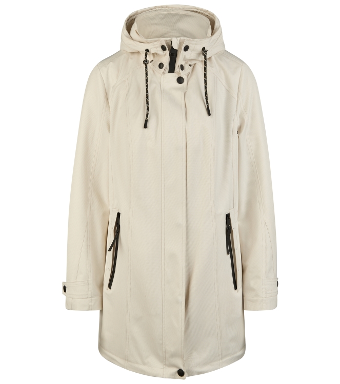 Lebek Jacke m. Kapuze 122 Ecru